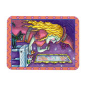 魔女の口紅、香水&爪、 ネイルポリッシュおもしろい、かわいい マグネット (横)