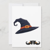 魔女の呪文ハローウィンパーティ招待状 招待状 (裏面)