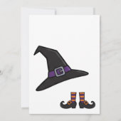 魔女の呪文ハローウィンパーティ招待状 招待状 (裏面)