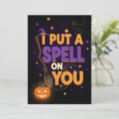 魔女の呪文 ハロウィンパーティーの招待状 招待状 (スタンド正面)