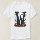 魔女の夕焼けまたはWの文字 Tシャツ (デザイン正面)
