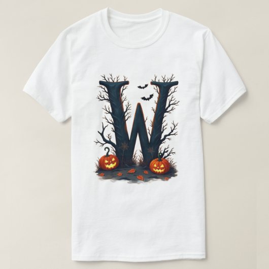 魔女の夕焼けまたはWの文字 Tシャツ (デザイン正面)