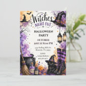 魔女の夜のハロウィンパーティー 招待状 (スタンド正面)