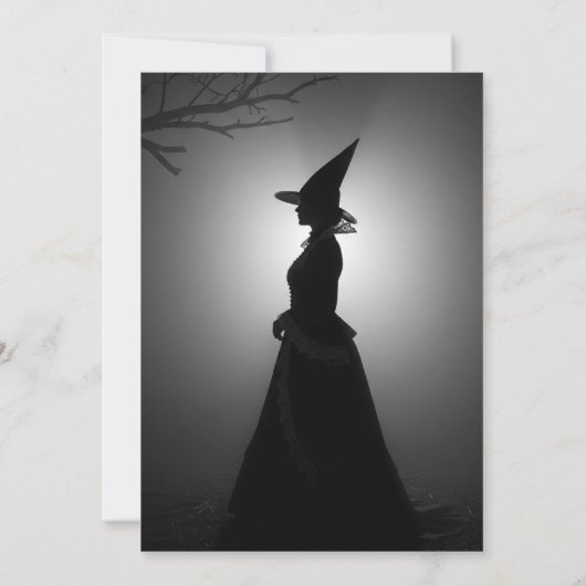 魔女の夜の出不気味バチェロレッテ 招待状 (裏面)
