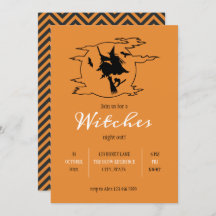 魔女の夜の魔女飛んでいるハロウィーン