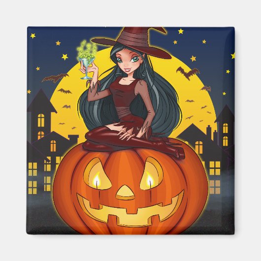 「魔女の夜」 マグネット (正面)