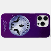 魔女の夜 - 神秘的な月の満ち欠けの名前 Case-Mate iPhoneケース (裏面 (横))