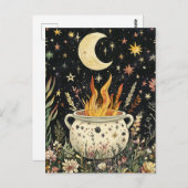 魔女の大釜の炎 ポストカード (正面/裏面)