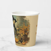 魔女の大釜ハロウィン食べ-、飲み、怖いままにする 紙コップ (左)