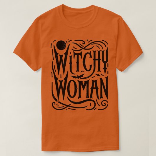 魔女の女1 Tシャツ (デザイン正面)