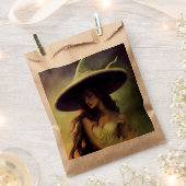 魔女の好意バッグforハロウィーン フェイバーバッグ (クリップ留めされた状態)