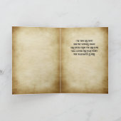 魔女の子犬 – ハッピーハローウィン、かわいい犬 カード (内部)