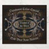 魔女の季節 スパークリングワインラベル (シングルラベル)