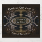 魔女の季節 ビールラベル (シングルラベル)