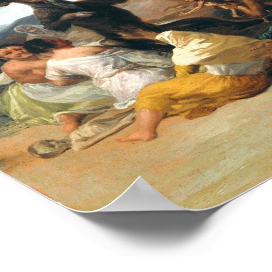 魔女の安息日（ごや、1798年） ポスター (角)