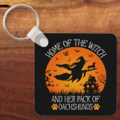 魔女の家と彼女のパックのダシュントクール キーホルダー (正面)