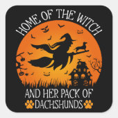 魔女の家と彼女のパックのダシュントクール スクエアシール (正面)