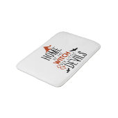 魔女の家と彼女の小さな悪魔ハロウィーン バスマット (アングル)