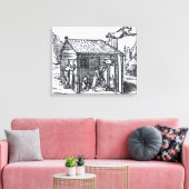 魔女の家のインテリア, 1579 キャンバスプリント (インサイチュ (リビング))