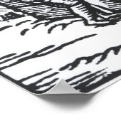 魔女の家のインテリア, 1579 ポスター (角)