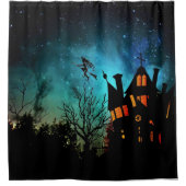 魔女の家のシャワ幽霊のよく出るーカーテン シャワーカーテン (正面)