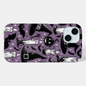 魔女の帽子とコウモリ Case-Mate iPhoneケース (裏面 (横))