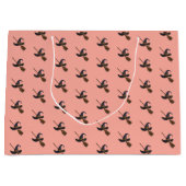 魔女の帽子とブローチ ラージペーパーバッグ (正面)