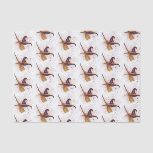 魔女の帽子と箒 薄葉紙 (正面)