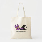 魔女の帽子と靴ハロウィンお洒落ン トートバッグ (正面)