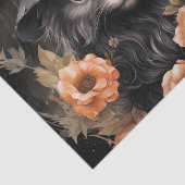 魔女の帽子にかわいい黒猫 薄葉紙 (詳細)