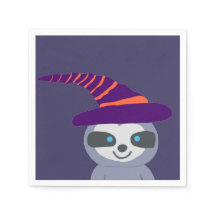 魔女の帽子のハロウィーンスロース