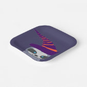 魔女の帽子のハロウィーンスロース ペーパープレート (傾斜あり)