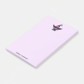 魔女の帽子をかぶったかわいい黒猫|過去記事 ポストイット (アングル)