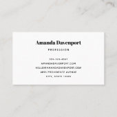 魔女の帽子をかぶったかわいい黒猫|過去記事 名刺 (裏面)