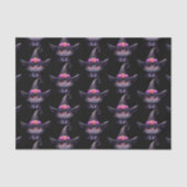 魔女の帽子をかぶったかわいい黒猫|過去記事 薄葉紙 (正面)