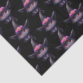 魔女の帽子をかぶったかわいい黒猫|過去記事 薄葉紙 (詳細)