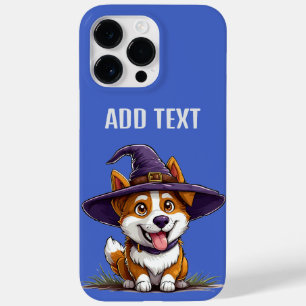 魔女の帽子をかぶったハロウィン犬 Case-Mate iPhone 14 PRO MAXケース