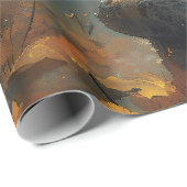 魔女の帽子を被ったかわいい子猫 ラッピングペーパー (ロールコーナー)