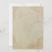 魔女の帽子ヴィンテージハロウィーン大人の衣装パーティー 招待状 (裏面)