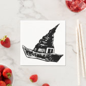 魔女の帽子 スタンダードカクテルナプキン (インサイチュ)