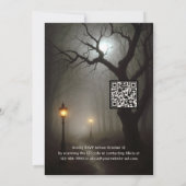 魔女の恐怖 ハロウィン大人向け脅威 招待状 (裏面)