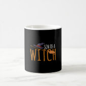 魔女の息子のハロウィンハット コーヒーマグカップ (中央)