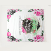 魔女の悪戯 ハロウィン ブライダルシャワー 背景 タペストリー (正面(横))