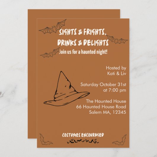 魔女の招待状 招待状 (正面/裏面)