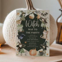 魔女の方法はパーティーのキッズハロウィーン誕生日