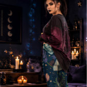 魔女の月の庭 黒猫 天体 ハロウィン レギンス