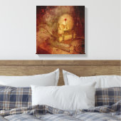 魔女の机 キャンバスプリント (インサイチュ (寝室))