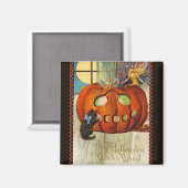 魔女の杖ハロウィーン マグネット (正面/裏面)
