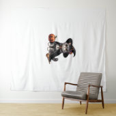 魔女の格好をした猫 タペストリー (インサイチュ(横))