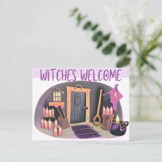 魔女の歓迎 ポストカード (スタンド正面)